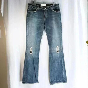 paper denim & cloth Size 29 distressed flare jeans